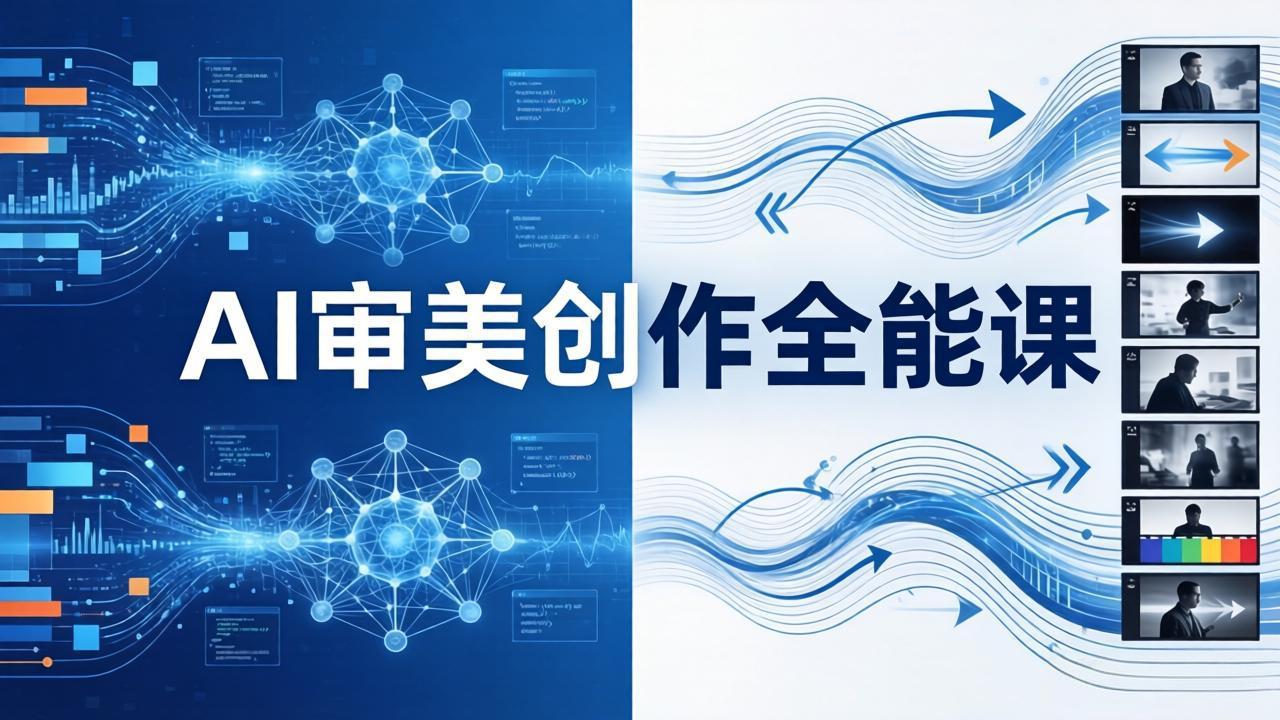 AI审美创作全能课:MJ+Seedance+模型训练+影视分镜+编剧,一站式掌握AI艺术创作-紫橙资源网
