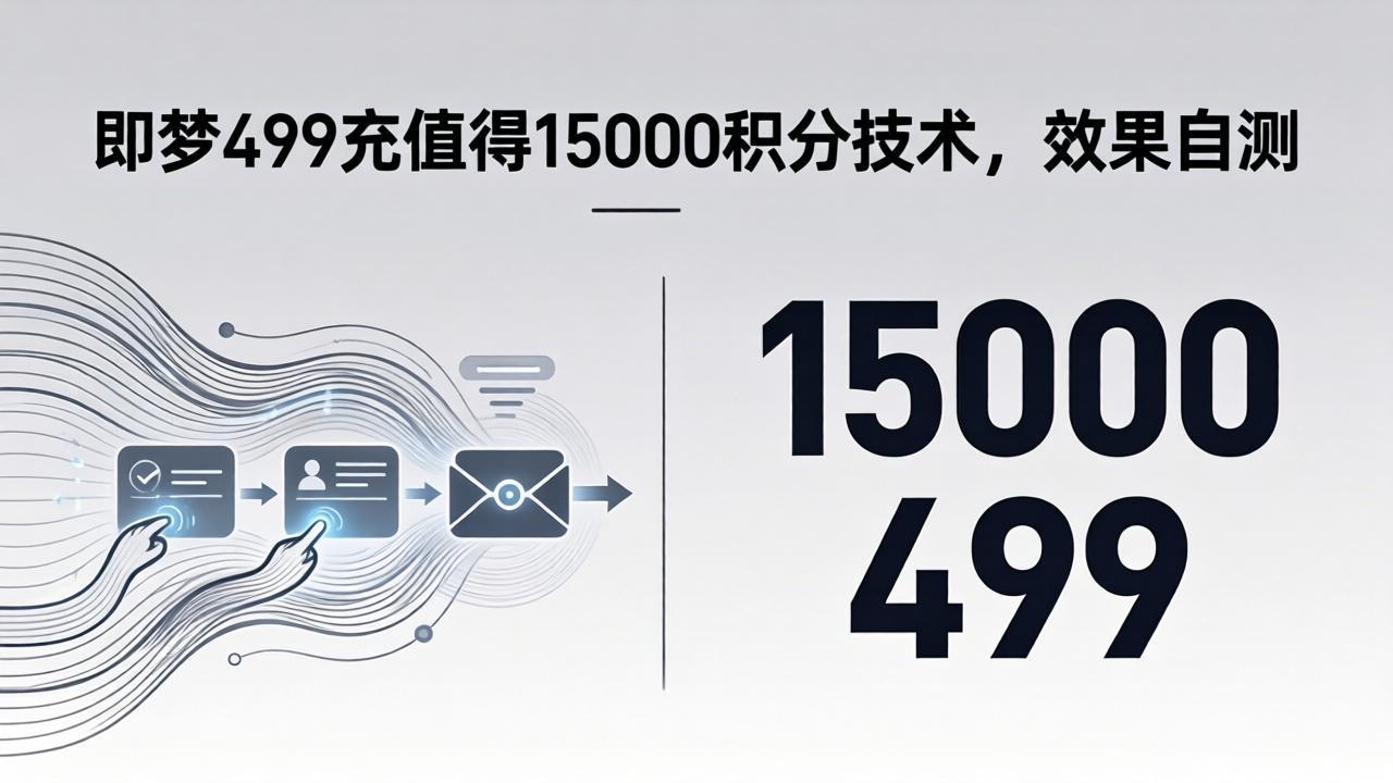 即梦499充值得15000积分技术，效果自测-紫橙资源网