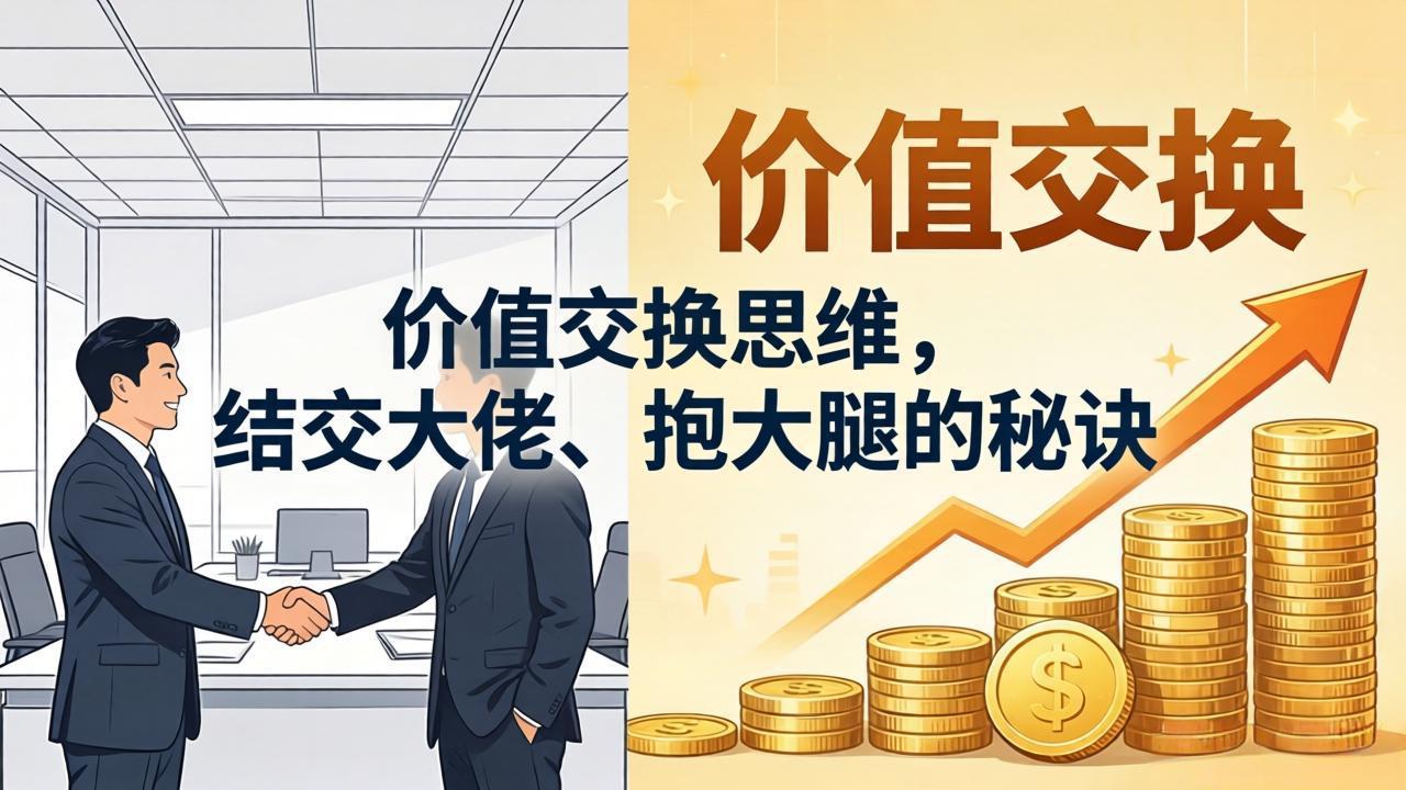 某付费文章：价值交换思维，结交大佬、抱大腿的秘诀-紫橙资源网