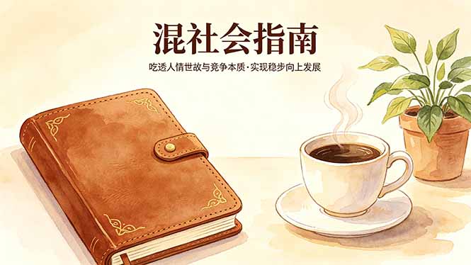 付费文章：混社会指南，吃透人情世故与竞争本质，实现稳步向上发展-紫橙资源网