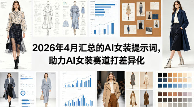 2026年4月汇总的AI女装提示词，助力AI女装赛道打差异化-紫橙资源网