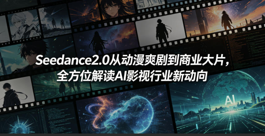 Seedance2.0从动漫爽剧到商业大片，全方位解读AI影视行业新动向-紫橙资源网