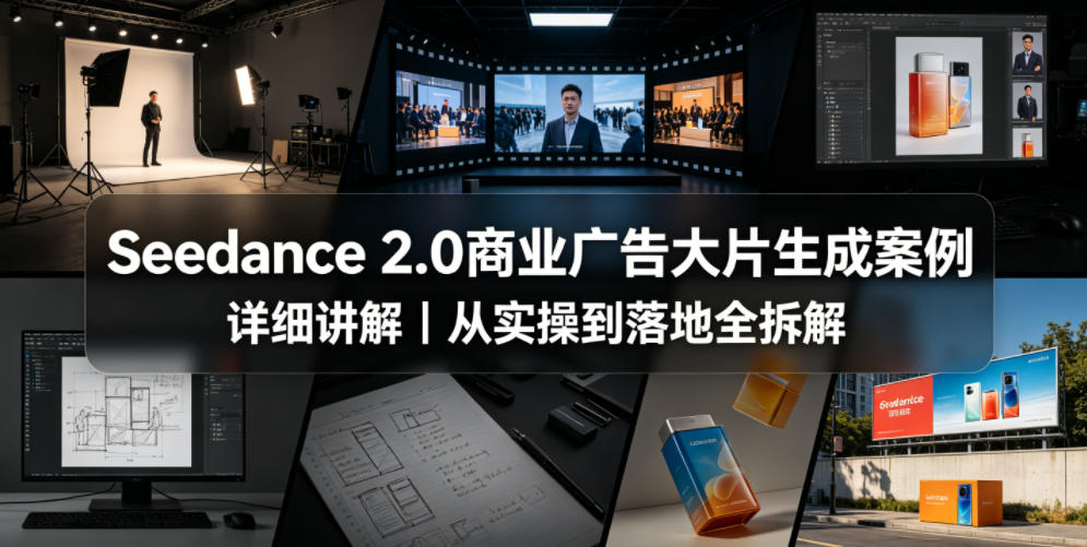 Seedance 2.0商业广告大片生成案例详细讲解|从实操到落地全拆解-紫橙资源网