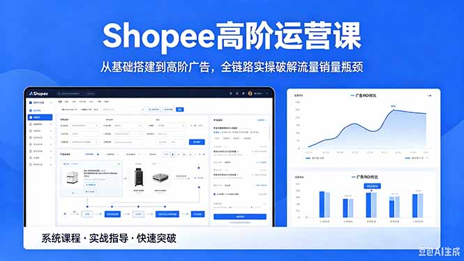 Shopee高阶运营课-2026年5月更新,从基础搭建到高阶广告,全链路实操破解流量销量瓶颈-紫橙资源网