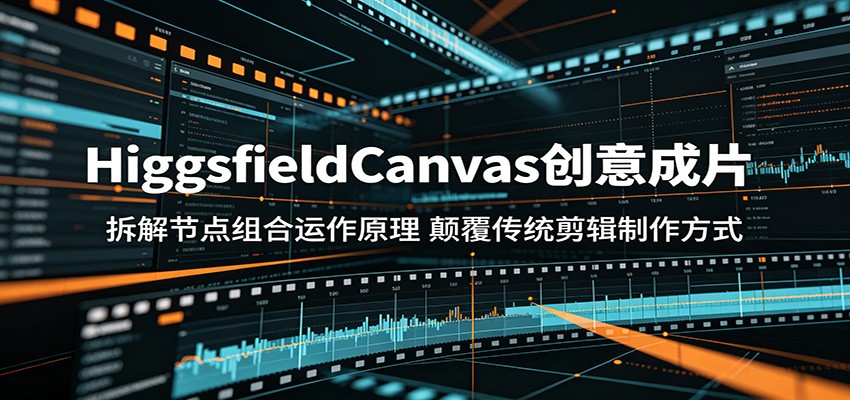 HiggsfieldCanvas创意成片:拆解节点组合运作原理,颠覆传统剪辑制作方式-紫橙资源网