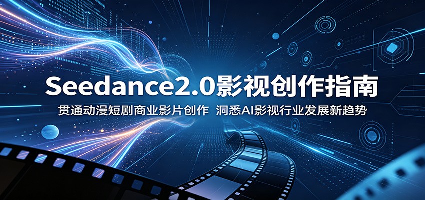 Seedance2.0影视创作指南:贯通动漫短剧商业影片创作,洞悉AI影视行业发展新趋势-紫橙资源网