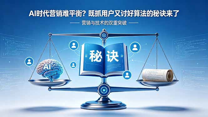 AI时代营销难平衡?既抓用户又讨好算法的秘诀来了【原创双语字幕】-紫橙资源网
