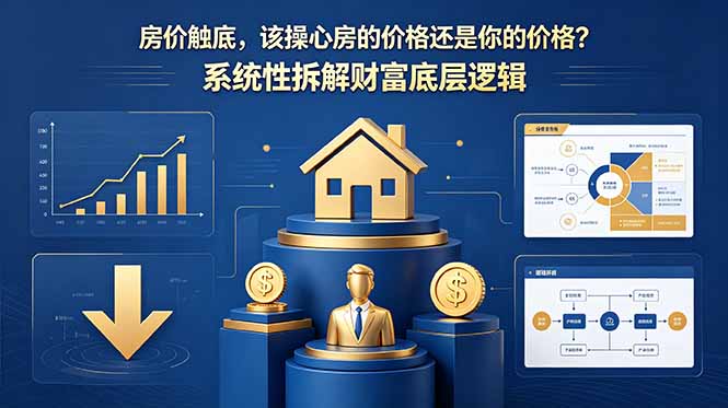 付费文章:房价触底,该操心房的价格还是你的价格?系统性拆解财富底层逻辑-紫橙资源网