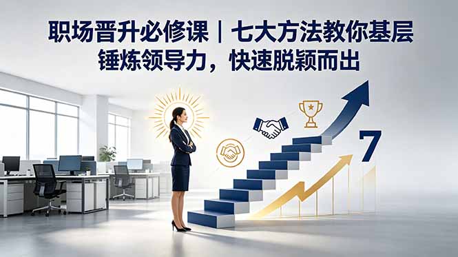付费文章:职场晋升必修课|七大方法教你基层锤炼领导力,快速脱颖而出-紫橙资源网