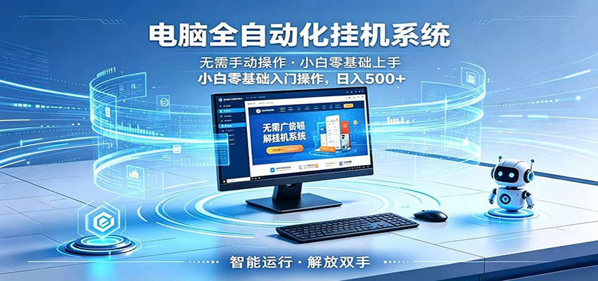 智能广告挂机无需值守，小白上手轻松实现每日增收-紫橙资源网