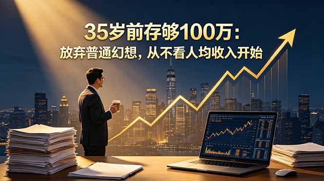 35岁前存够100万:放弃普通幻想,从不看人均收入开始-紫橙资源网