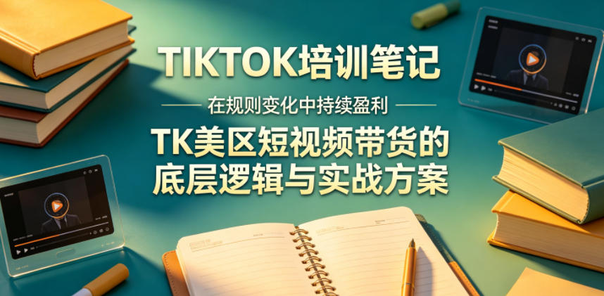 视界跨境TIKTOK4月17培训笔记,在规则变化中持续盈利,TK美区短视频带货的底层逻辑与实战方案【文档】-紫橙资源网