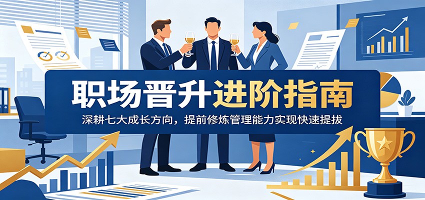 职场晋升进阶指南:深耕七大成长方向,提前修炼管理能力实现快速提拔-紫橙资源网