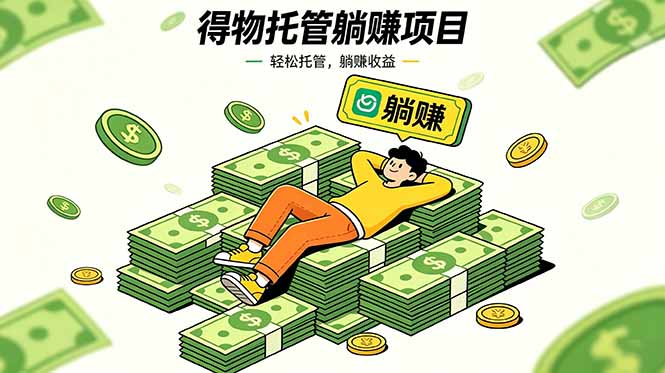 26年6月必做!得物视频激励项目,全自动运营单号月利润3600+-紫橙资源网