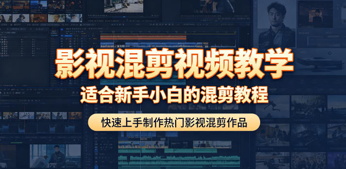 影视混剪视频教学，适合新手小白的混剪教程，快速上手制作热门影视混剪作品-紫橙资源网