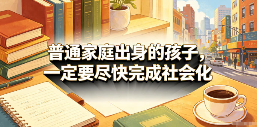 付费文章:普通家庭出身的孩子,一定要尽快完成社会化-紫橙资源网