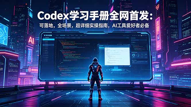 Codex学习手册全网首发:可落地,全场景,超详细实操指南,AI工具爱好者必备-紫橙资源网