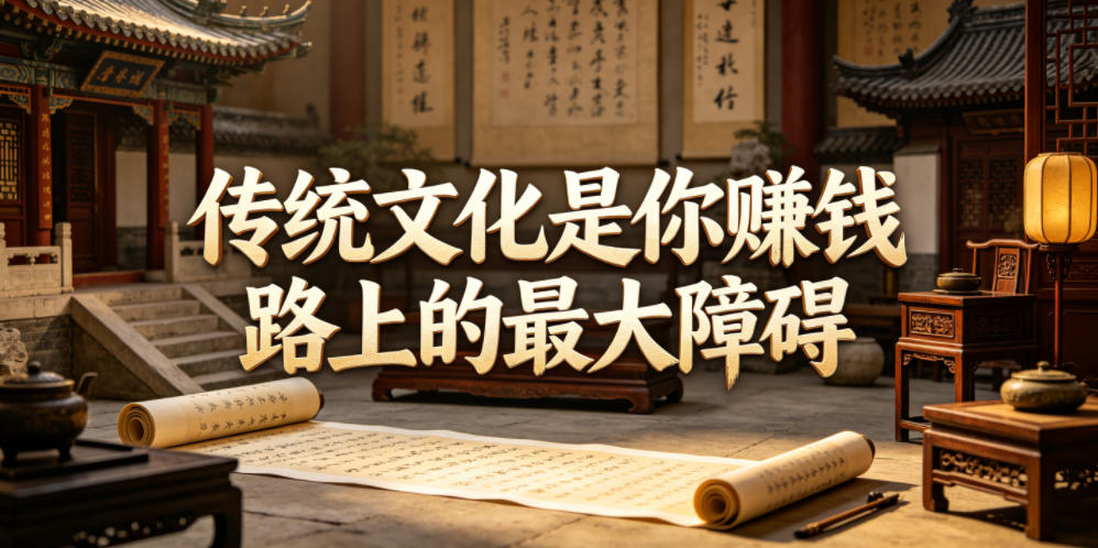 付费文章:传统文化是你賺钱路上的最大障碍-紫橙资源网