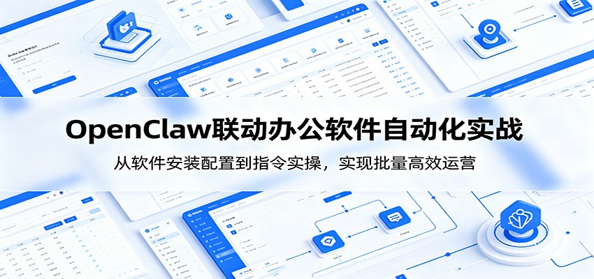 OpenClaw自动化实操课:从软件安装配置到指令实操,实现批量高效运营-紫橙资源网