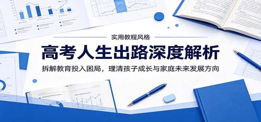 高考人生出路深度解析:拆解教育投入困局,理清孩子成长与家庭未来发展方向-紫橙资源网