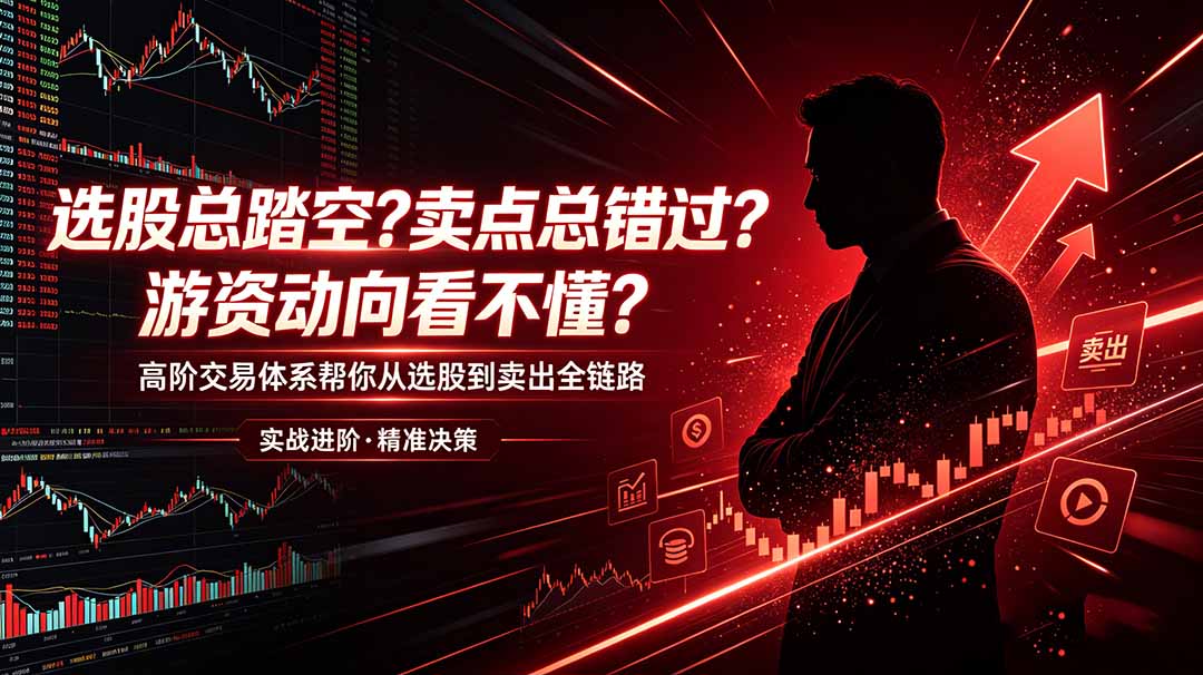 选股总踏空?卖点总错过?游资动向看不懂?高阶交易体系帮你从选股到卖出全链路(更新6月)-紫橙资源网