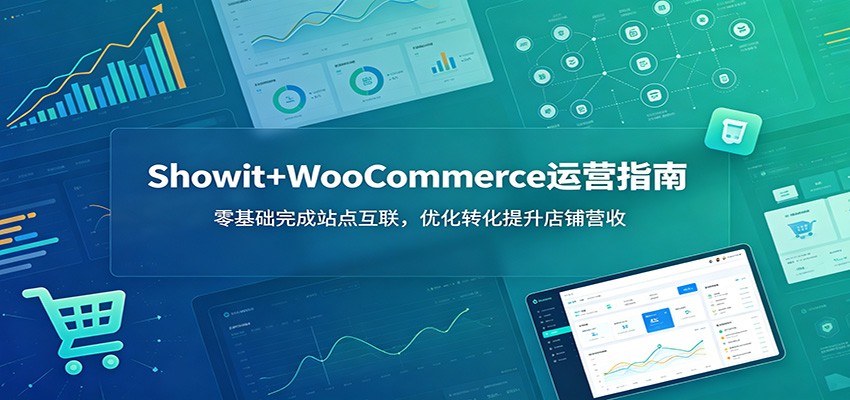 Showit+WooCommerce运营指南:零基础完成站点互联,优化转化提升店铺营收-紫橙资源网