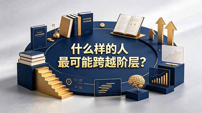 付费文章:什么样的人最可能跨越阶层?具备这五种特质,普通人也能顺利跨越阶层-紫橙资源网