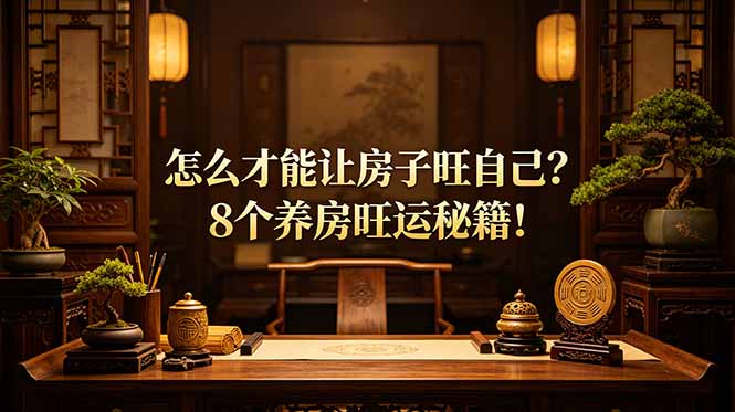 付费文章:怎么才能让房子旺自己?8个养房旺运秘籍!-紫橙资源网
