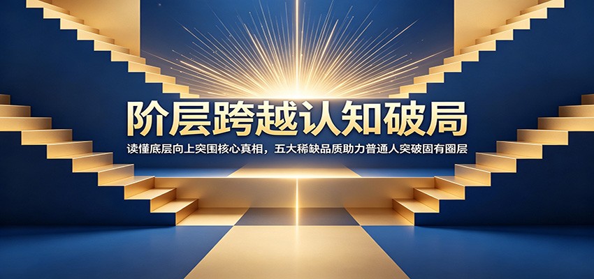 阶层跨越认知破局：读懂底层向上突围核心真相，五大稀缺品质助力普通人突破固有圈层-紫橙资源网