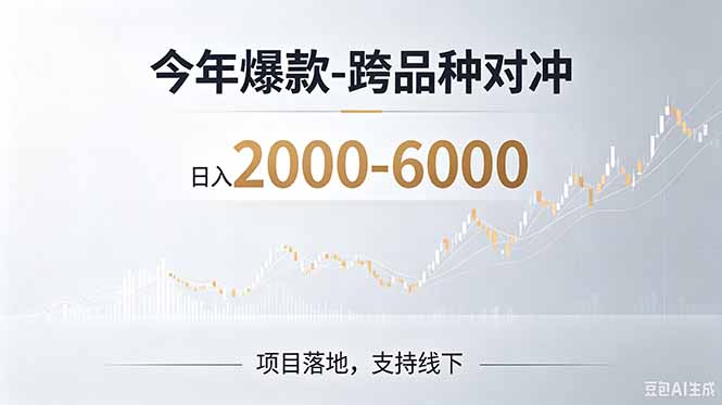 2026创业新风口—跨品种对冲震撼首发!日收益2000-6000+,项目绿色长久,安全稳健-紫橙资源网