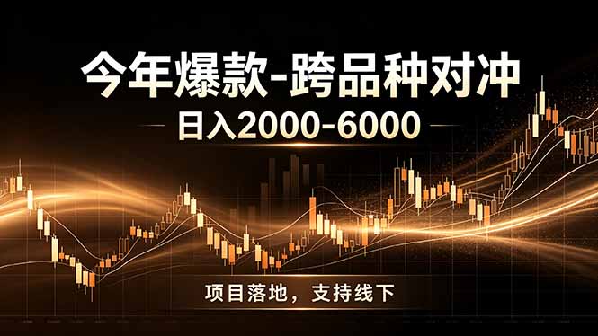 全新跨品种对冲模式上线!日稳定盈利 2000-6000,合规长久可批量放大-紫橙资源网