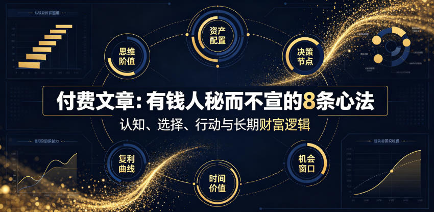 付费文章:有钱人秘而不宣的8条心法-紫橙资源网