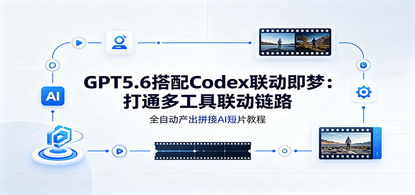 GPT5.6搭配Codex联动即梦:打通多工具联动链路,全自动产出拼接AI短片教程-紫橙资源网
