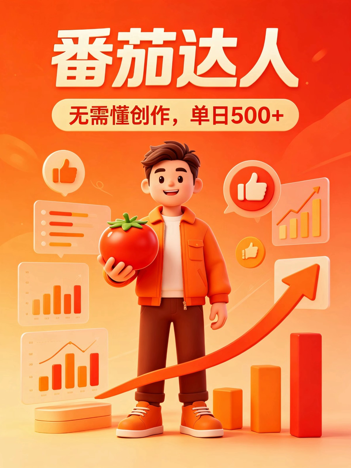 番茄小说达人全自动变现，普通人轻松日入500+-紫橙资源网