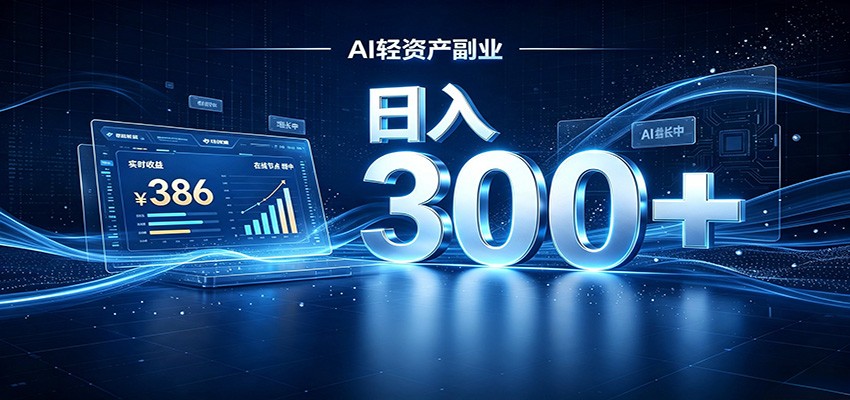 2026 AI轻资产风口,Token中转站小白可入局,日入300+-紫橙资源网