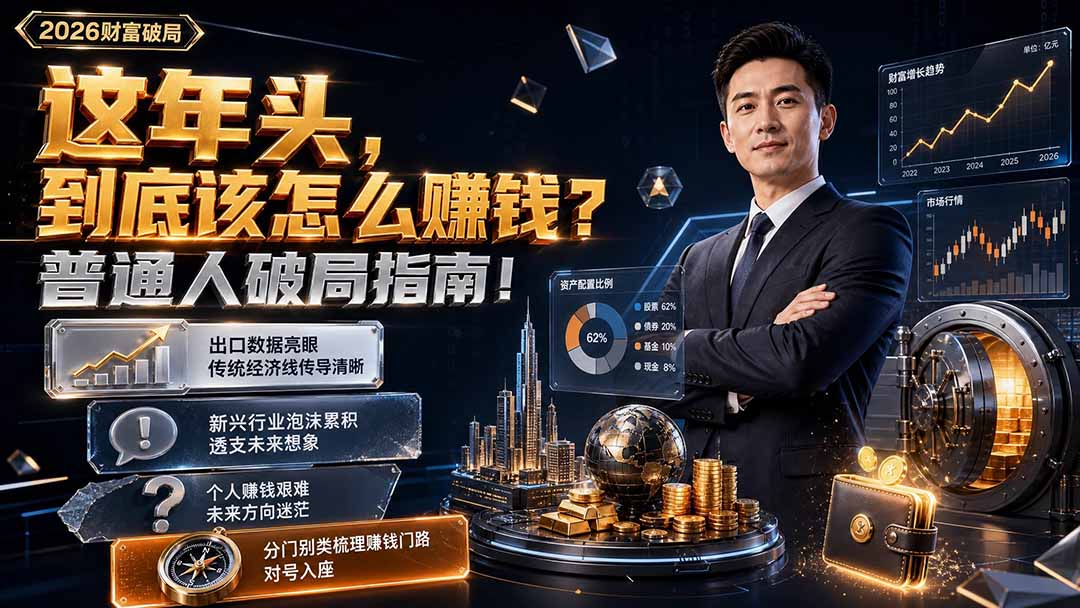 付费文章：这年头，到底该怎么赚钱？普通人破局指南！-紫橙资源网