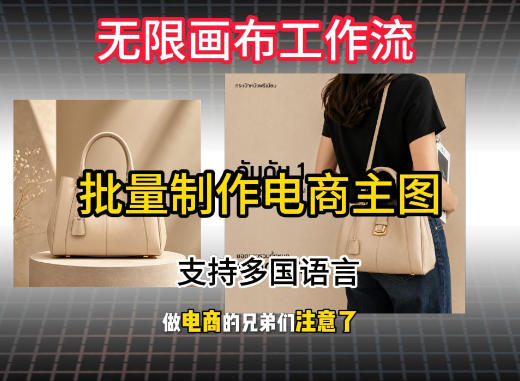 无限画布工作流搭建教程,一键电商主图批量制作,批量下载,支持多国语言-紫橙资源网