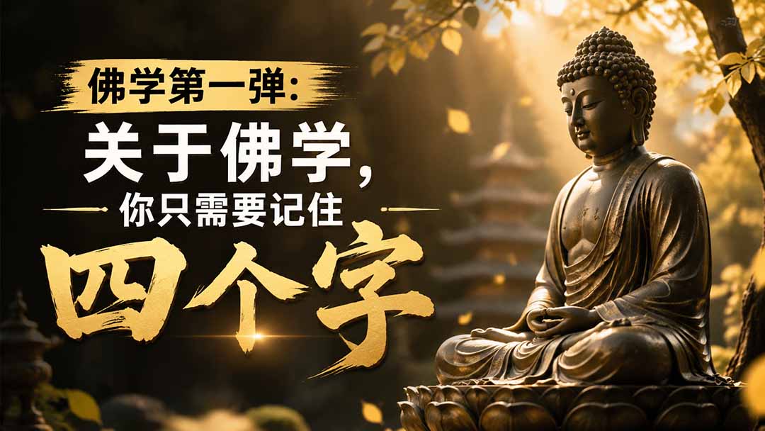 付费文章:佛学第一弹:关于佛学,你只需要记住四个字-紫橙资源网