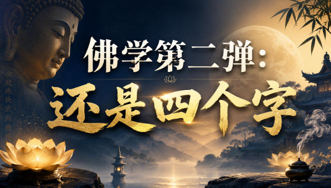 付费文章:佛学第二弹:还是四个字-紫橙资源网