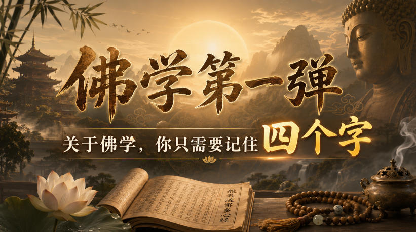 付费文章:佛学第一弹,关于佛学,你只需要记住四个字-紫橙资源网