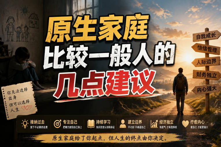 付费文章:给原生家庭比较一般人的几点建议-紫橙资源网