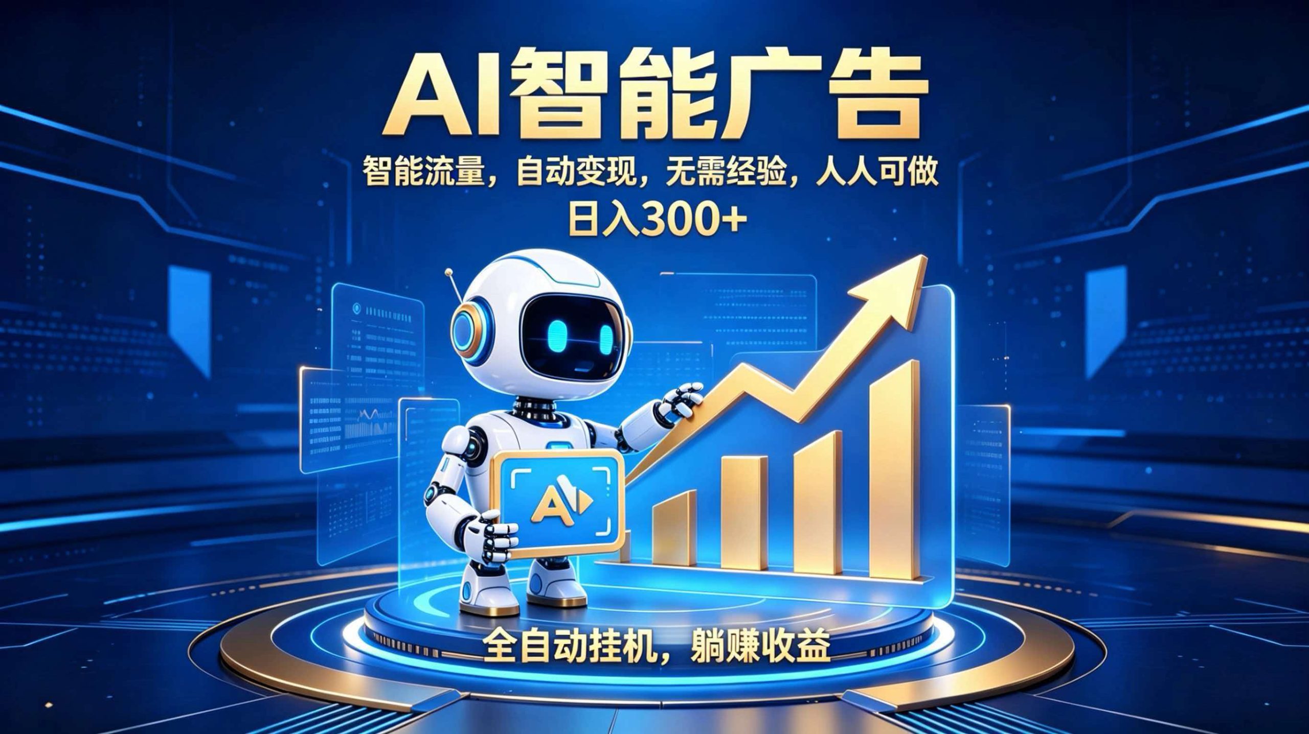 轻资产新赛道,全自动AI广告,打造持续收益-紫橙资源网