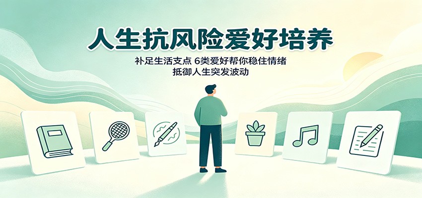 人生抗风险爱好培养：补足生活支点，6类爱好帮你稳住情绪，抵御人生突发波动-紫橙资源网
