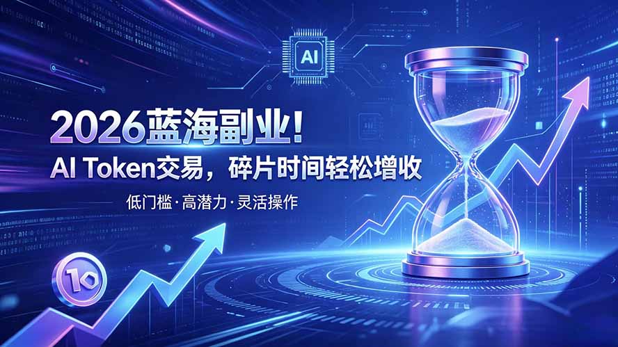 AI Token算力赛道!普通人可入局的数字副业-紫橙资源网
