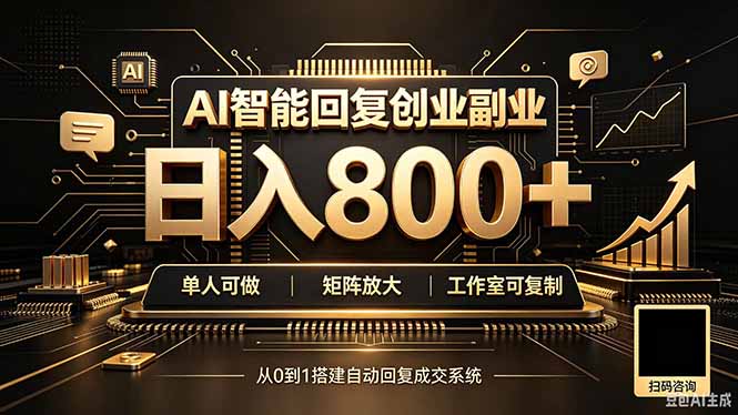 全自动AI挂机创业|个人副业→工作室全链路扶持-紫橙资源网