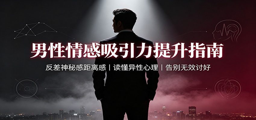 男性情感吸引力提升指南：反差神秘感距离感，读懂异性心理，告别无效讨好-紫橙资源网