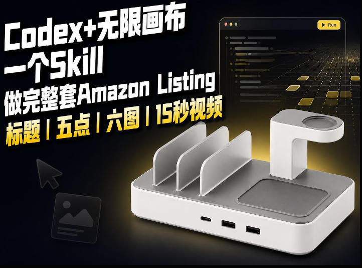 我用一个Codex Skill做完Amazon Listing：标题、五点、六图和视频全流程-紫橙资源网
