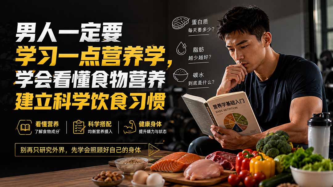 付费文章：男人一定要学习一点营养学，学会看懂食物营养建立科学饮食习惯-紫橙资源网