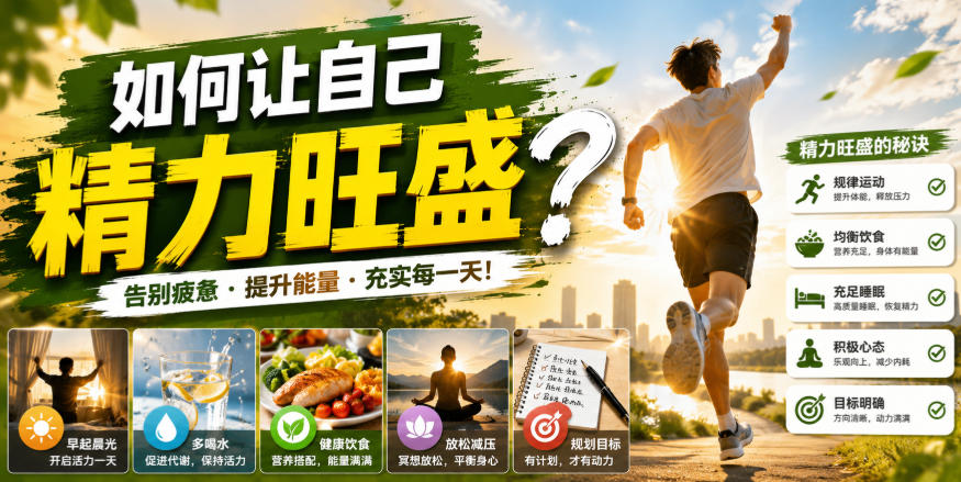 付费文章：如何让自己精力旺盛？-紫橙资源网