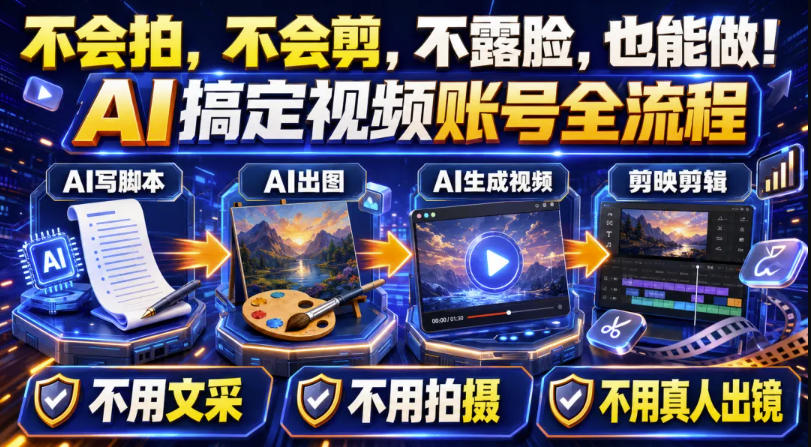AI短视频起号实战项目，用AI做视频起号，45天涨粉12W，一条广告8.5k，广告接到手软，引流、变现两不误！-紫橙资源网